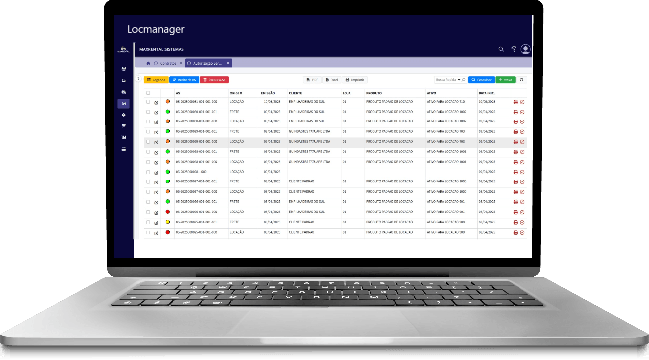 Solução Locmanager